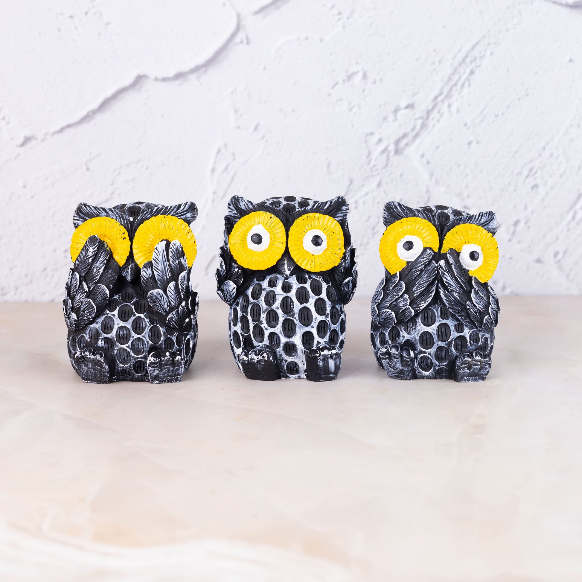 Owl set of 3 big