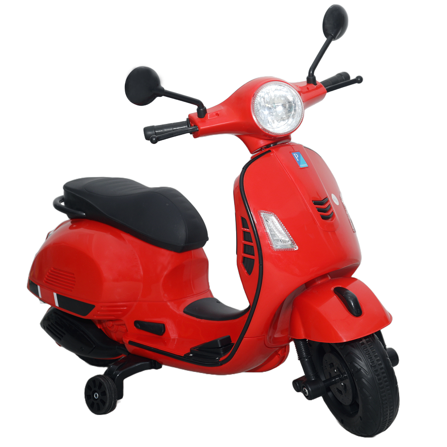 Mini Vespa Red Rechargeable Battery Operated Electric Ride-on Kids Bike